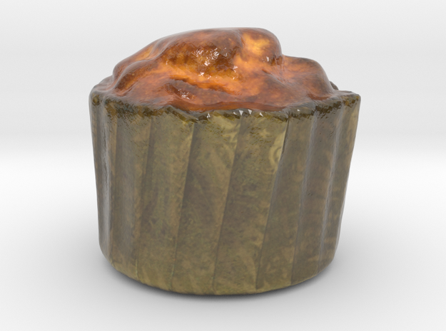 The Muffin-mini in Glossy Full Color Sandstone