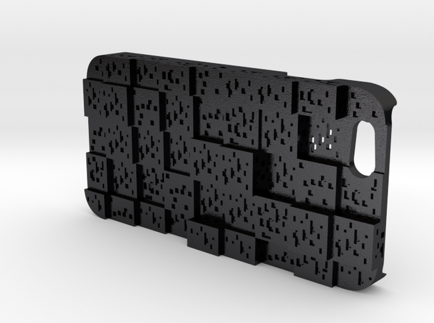 Iphone6 Minecraft Ore Case in Polished and Bronzed Black Steel