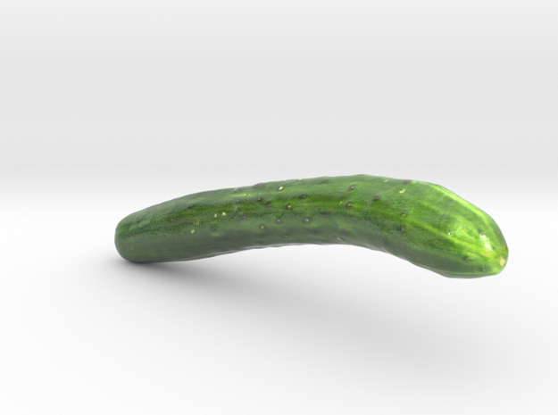 The Cucumber-mini in Glossy Full Color Sandstone