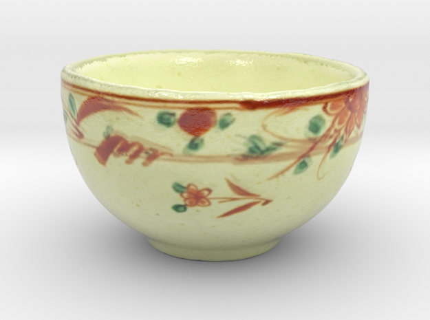 The Asian Teacup-mini in Glossy Full Color Sandstone
