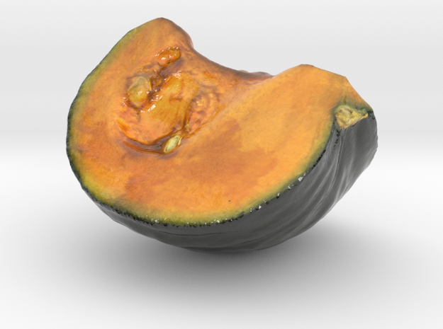 The Pumpkin-mini in Glossy Full Color Sandstone