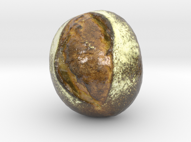 The Pain de Campagne-2-mini in Glossy Full Color Sandstone