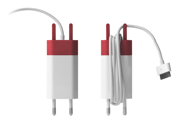The Wrap - (Euro, dock connector version) in Red Processed Versatile Plastic