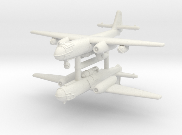 1/285 Arado Ar-234B-2 (x2) in White Natural Versatile Plastic