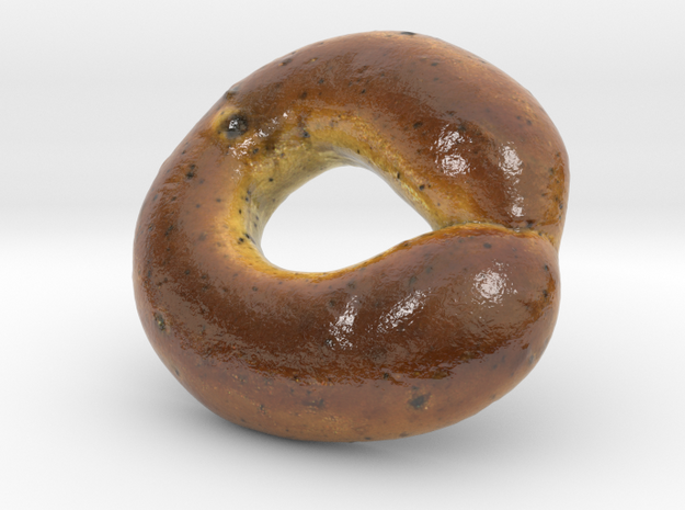 The Blueberry Bagel-mini in Glossy Full Color Sandstone