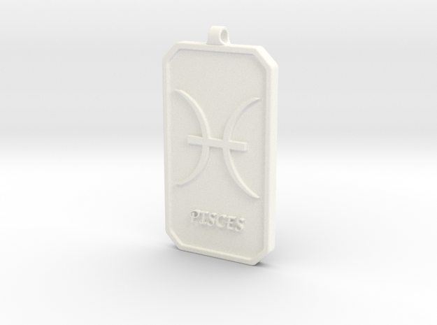 Zodiac Dogtag/KeyChain-PISCES