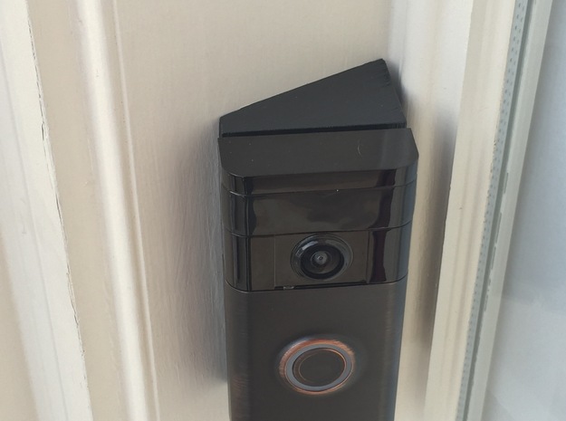 Ring Doorbell Wedge in Black Natural Versatile Plastic