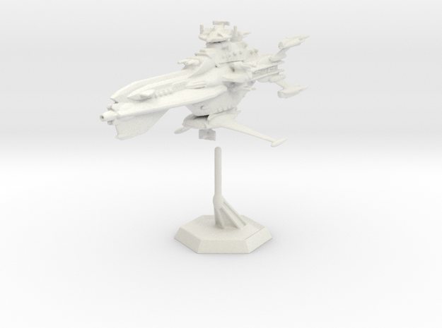 Star Sailers - Dauntless - Destroyer (refit) 002 in White Natural Versatile Plastic