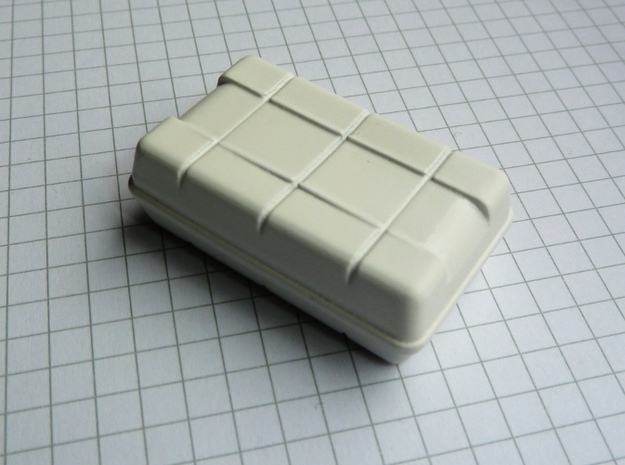 Life Raft square 1/25 (1 pc.) in White Processed Versatile Plastic