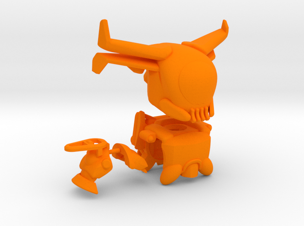 Kellslayer's Gear Set in Orange Processed Versatile Plastic