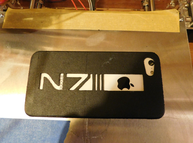 iPhone 5c Mass Effect N7 custom phone case in White Natural Versatile Plastic