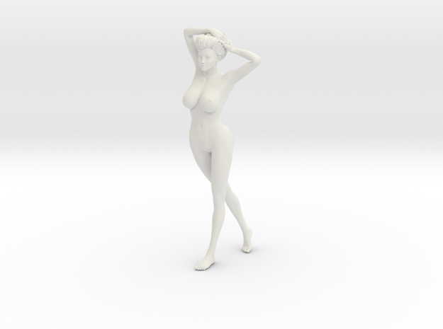  1/9 Elegant lady 011 in White Natural Versatile Plastic