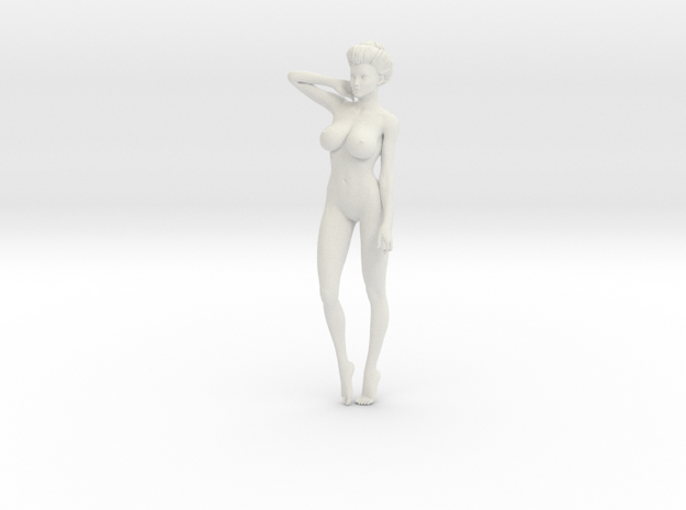 1/9 Elegant lady 001 in White Natural Versatile Plastic