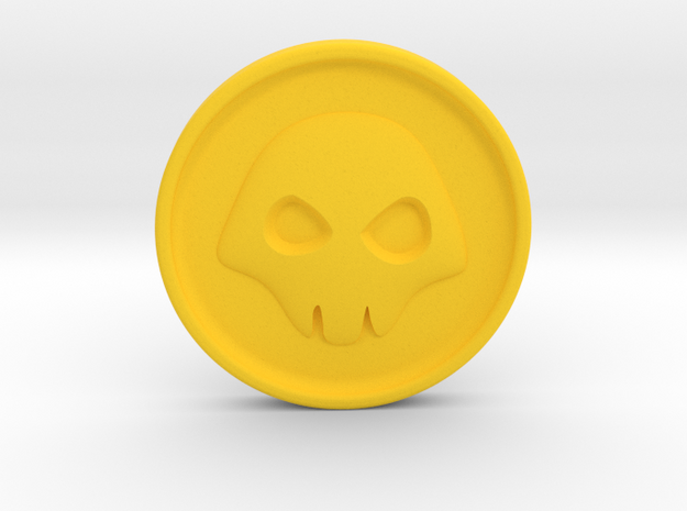 Doubloon - Heroes of the Storm in Yellow Processed Versatile Plastic