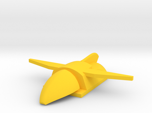 Endo/Exo-Atmospheric Shuttle in Yellow Processed Versatile Plastic