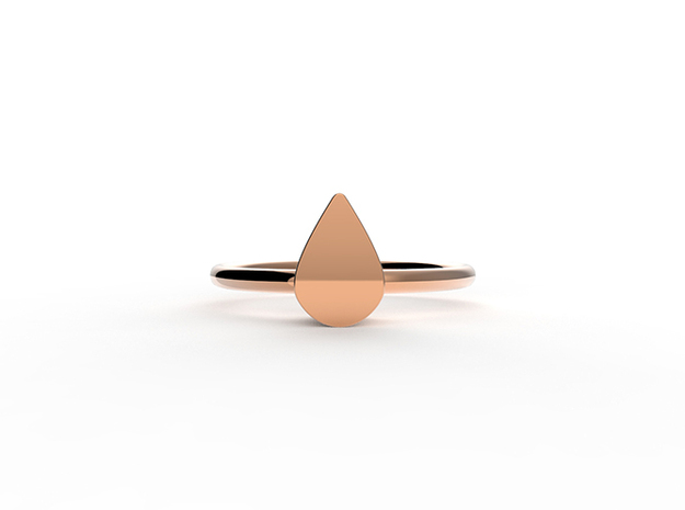 lover's tear in 14k Rose Gold Plated Brass