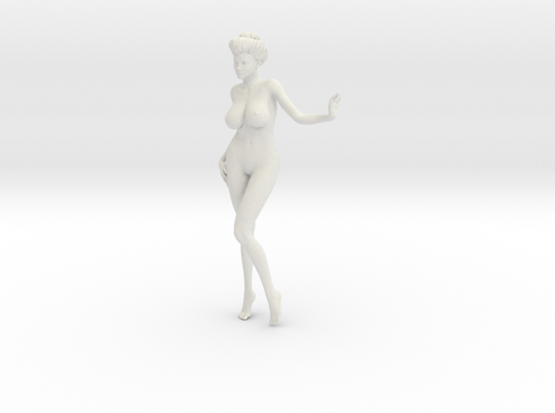 1/9 Elegant lady 019 in White Natural Versatile Plastic