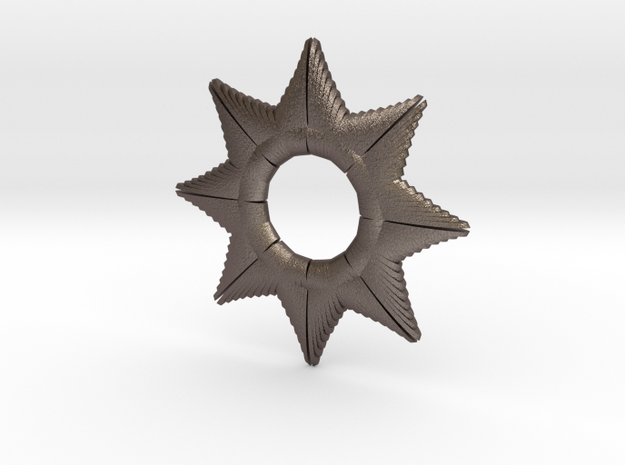 Star Of A Millon in Polished Bronzed Silver Steel