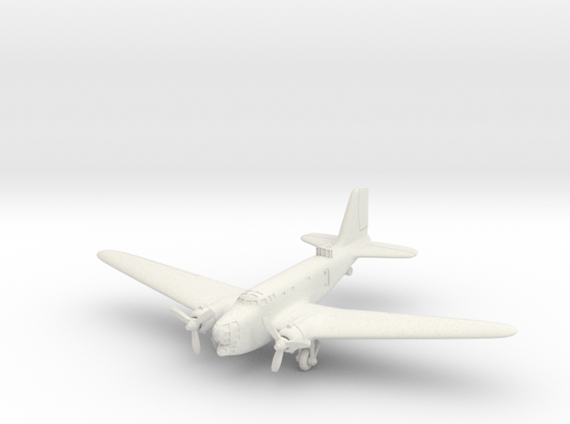 Douglas B-18A Bolo 1/144 in White Natural Versatile Plastic