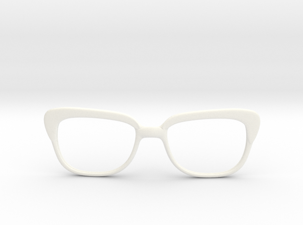Optoid Hybrid MkXI: Custom Fit Rx Eyewear in White Processed Versatile Plastic