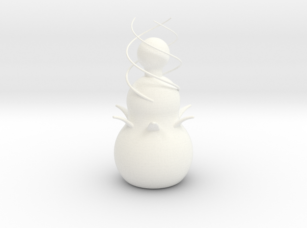 花燈.stl in White Processed Versatile Plastic
