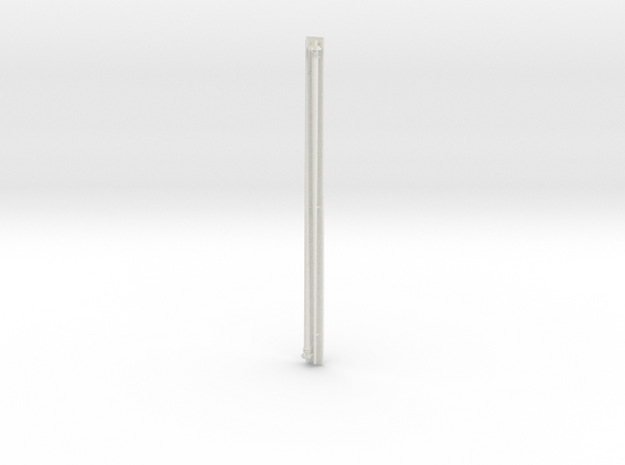 1:72 scale Navy whip antenna -Round (35 foot) 10 D in White Natural Versatile Plastic