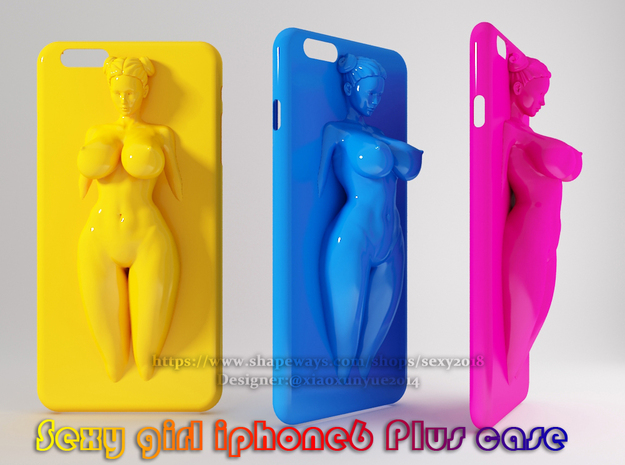 IPhone6 Plus Case Sexy Girl in White Natural Versatile Plastic