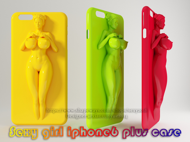 IPhone6 Plus Case Sexy Girl 002 in White Natural Versatile Plastic