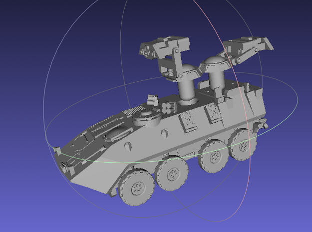 1/144 LAV-AT (Anti Tank) in White Natural Versatile Plastic