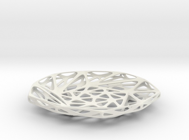 Berkeley Bowl  in White Natural Versatile Plastic