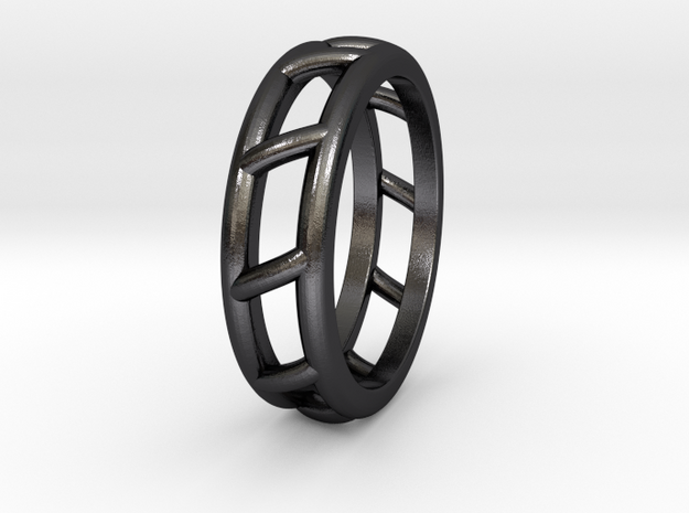 Rln0010 in Polished and Bronzed Black Steel