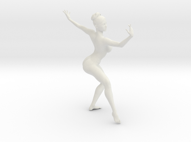 1/18 Nude Dancers 014 in White Natural Versatile Plastic