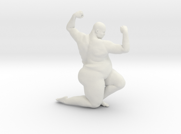 1/20 Fat Man 011 in White Natural Versatile Plastic
