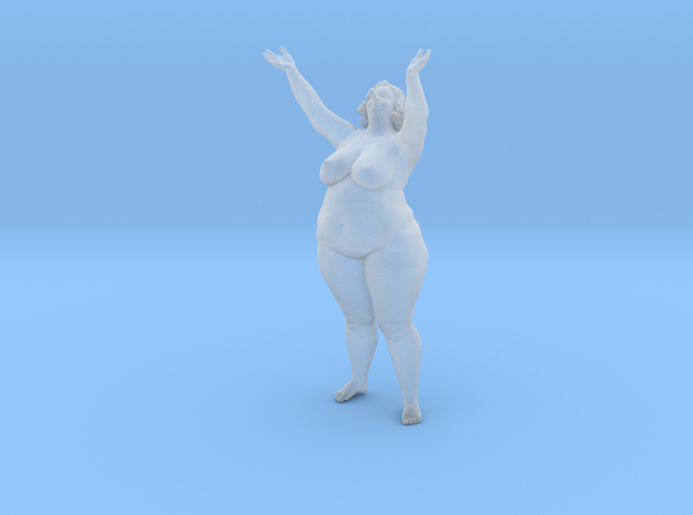 1/32 Fat Woman 005 in Tan Fine Detail Plastic