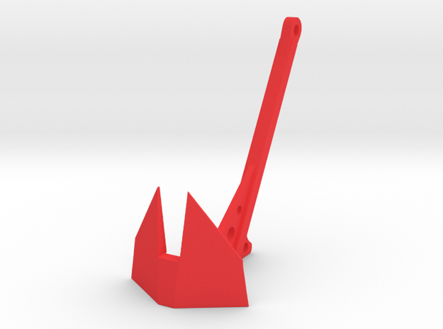 1/10 Scale Self recovery anchor in Red Processed Versatile Plastic