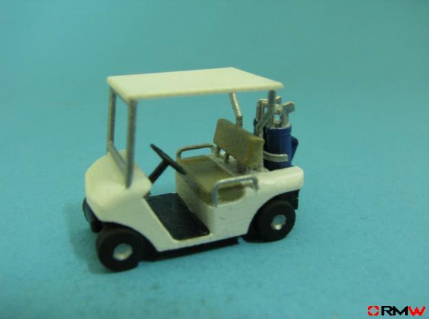 HO/1:87 Golf cart, kit in Tan Fine Detail Plastic
