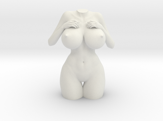 5CM Nude Girl Part 006 in White Natural Versatile Plastic