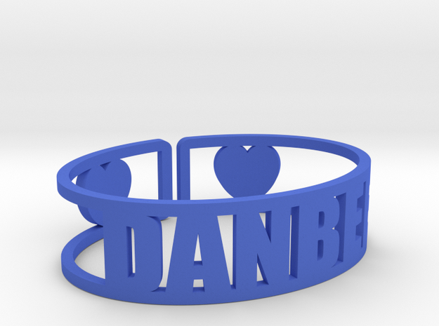 Danbee Cuff in Blue Processed Versatile Plastic