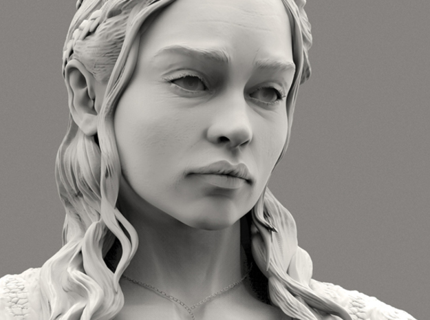 Daenerys Targaryen in White Processed Versatile Plastic