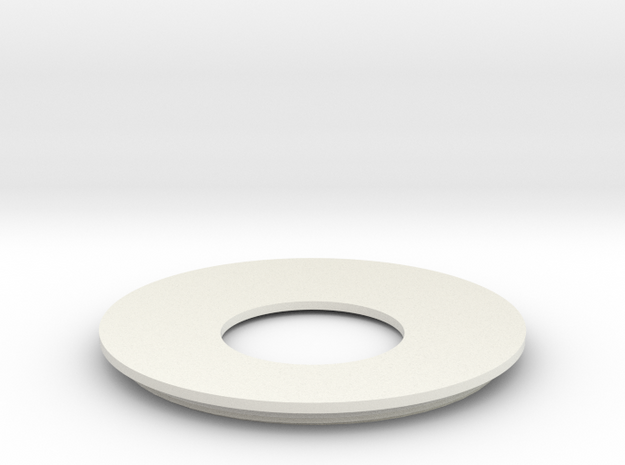 Lieberkuehn Reflector 58mm Dia. 101.6mm WD in White Natural Versatile Plastic