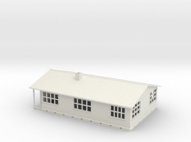 n scale house in White Natural Versatile Plastic