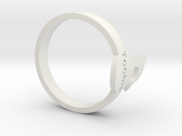 Toobis TagPro Ring in White Natural Versatile Plastic
