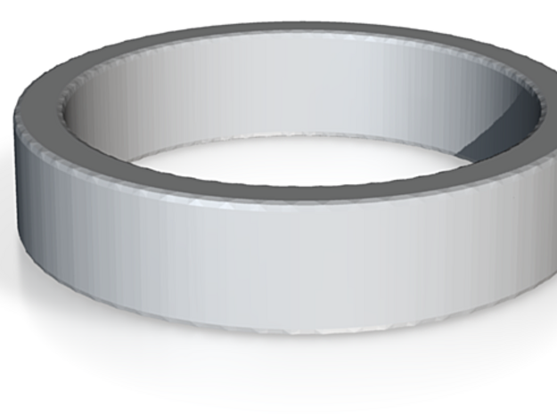 Basic Ring US9 in Tan Fine Detail Plastic