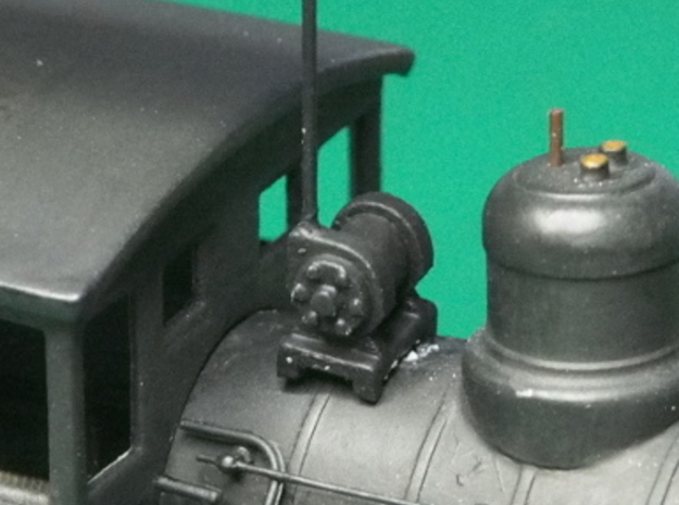 HO scale Turbo Generator for steam locos x6 in Tan Fine Detail Plastic