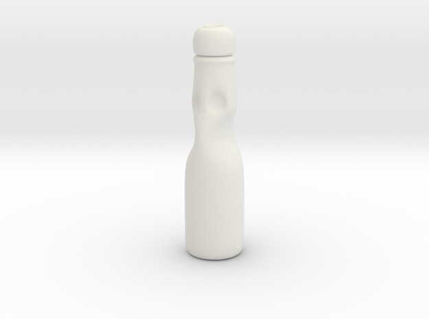 1/4 Ramune Soda Bottle MSD BJD mini in White Natural Versatile Plastic