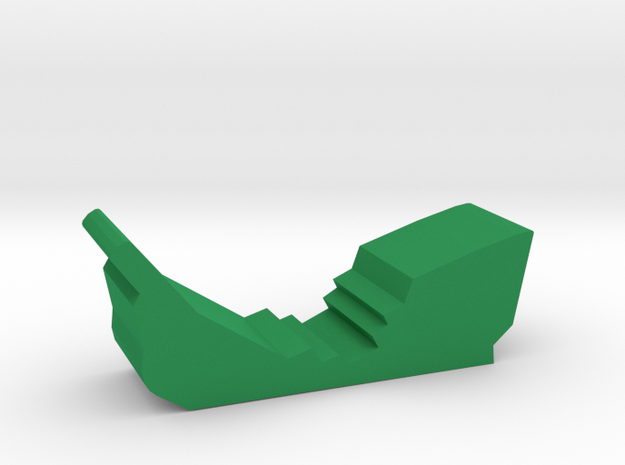 Game Piece, Shipwreck in Green Processed Versatile Plastic