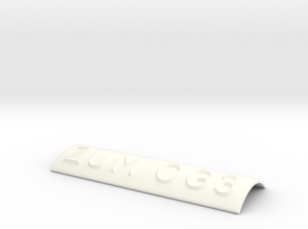ZUM OG 3 in White Processed Versatile Plastic