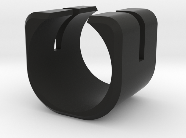 Anello C in Black Natural Versatile Plastic