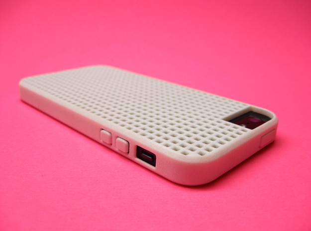 Somi for iPhone 5/5s, a case you can cross stitch  in White Processed Versatile Plastic