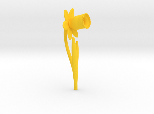 Daffodil Rev05 in Yellow Processed Versatile Plastic